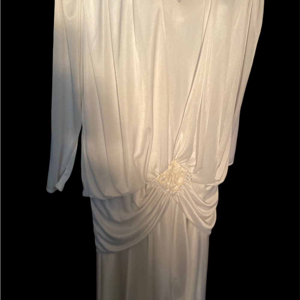 Vintage Abby Kent 1980s Does 1940s White Embellished … Gem